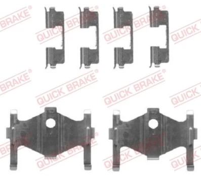 QUICK BRAKE QB109-1710 Brake pad fitting kit