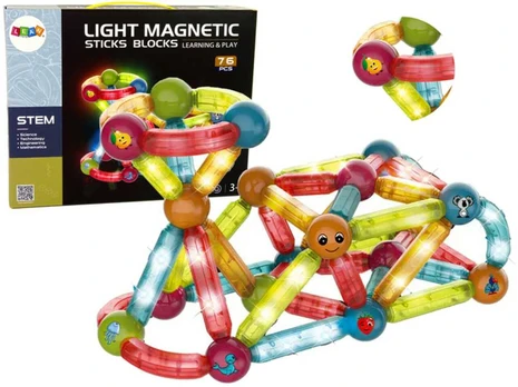 Šviečiančių magnetinių kaladėlių konstruktorius, 76 d.