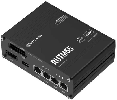 TELTONIKA NETWORKS RUTM55 5G pramoninis maršrutizatorius