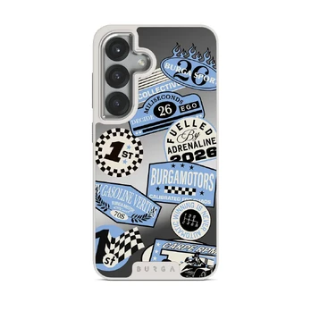 Finish Line - Samsung Galaxy S25 Case, Elite Mirror Light (Magnetic) / Silver