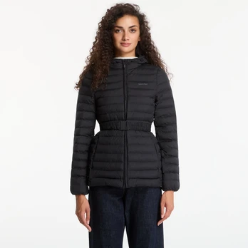 Calvin Klein Ulw Belted Puffer Jacket Black - Dydis XS (LV044G504G UB1 Striukės)