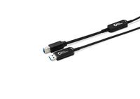 Kabelis USB MicroConnect Microconnect MC-USB3.0AB10OP kabelis USB 10 m USB 3.2 Gen 2 (3.1 Gen 2) USB A USB B Juodas
