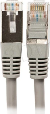 Patch-cord F/UTP kat.5e PVC 2.0m pilka ALANTEC