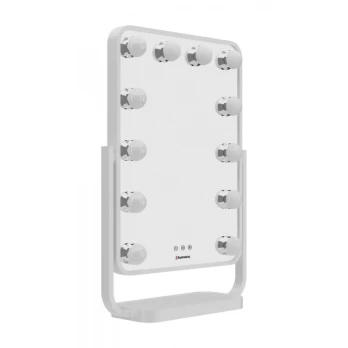 Makiažo veidrodis su LED apšvietimu Humanas HS-HM01 (Baltas)