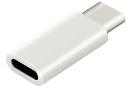 Sinox adapter Lightning - USB C. Hvid