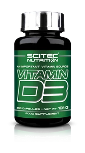 Scitec Nutrition Vitamin D3, 250 kaps.