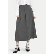 ONLY Maksi sijonas Lexie 15359282 Pilka Regular Fit