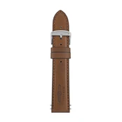 Zeppelin leather strap brown, 22 mm kaina