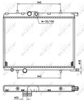 Variklio radiatorius NRF NRF 519524