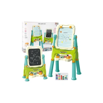 Lean Toys Double-sided Educational Board for Frames and Accessories Žalias 3-in-1