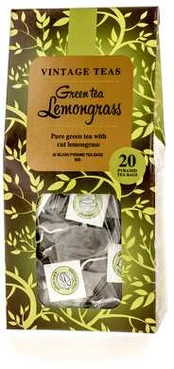 Vintage Teas Žalias Tea Lemongrass - 20 teabags