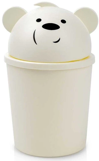 Šiukšlių dėžė mini vonios staliukas meškiukas 1,5 l