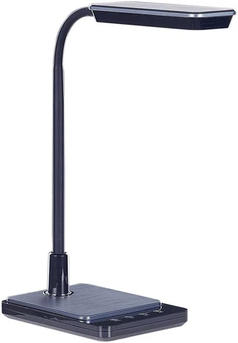 Beliani Lampa biurkowa LED juoda CENTAURUS