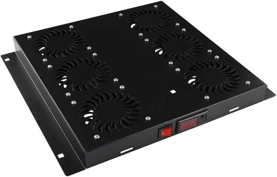Lanview 6 FANS, DIGITAL THERMOSTAT CONTROLLED FAN MODULE Juodas
