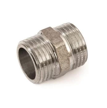 Žalvarinis chrom. nipelis GENERAL FITTINGS, 3/4"