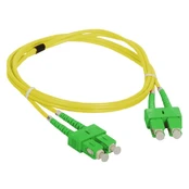 Patch cord SM SC/APC-SC/APC duplex 9/125 2.0m ALANTEC kaina