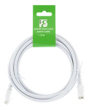 Deltaco U / UTP Cat6 kabelis, CCA, 3m, 250MHz EPZI baltas / TP-63V-CCA
