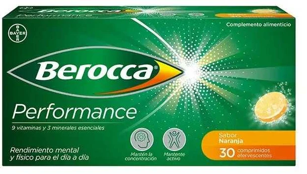 Berocca Efektyvumas 30 Šnypščių Tablečių Migdolo