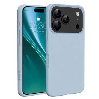 Dėklas Telforceone Etteri Silicone Mag case for iPhone 17 Pro Max light mėlynas