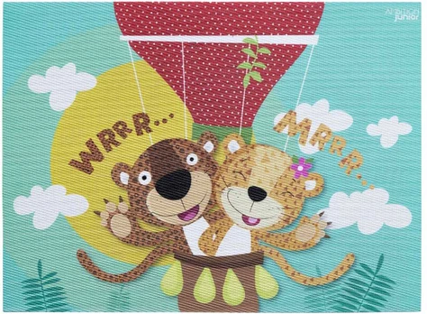 Mata stołowa PVC/PS Mimi i Alex 30 x 40 cm Balon AMBITION JUNIOR