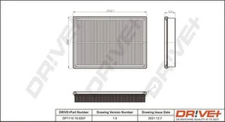 Oro filtras Dr!ve+ DP1110.10.0207