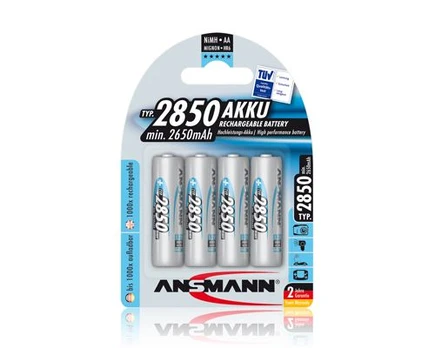 ANSMANN Akumuliatorius R6 (AA) 1.2V 2850mAh Ni-Mh (4vnt pakuotėje)
