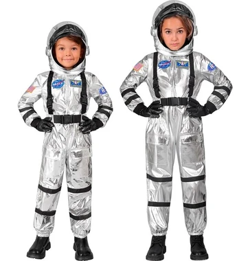 „SIDABRINIS ASTRONAUTAS“ (kombinezonas, šalmas)