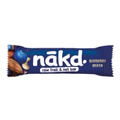 NAKD RAW FRUIT & NUT BLUEBERRY MUFFIN vaisių ir riešutų batonėlis, 35 g kaina