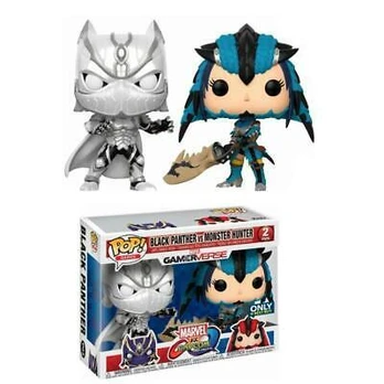 POP! Vinyl Marvel vs Capcom 2PK Blk Panther VS Monster Hunter /22788