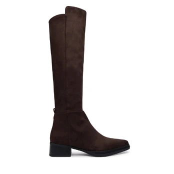 MICHAEL Michael Kors Ilgaauliai Lex Boot 40F6LXMB1S Tamsiai ruda