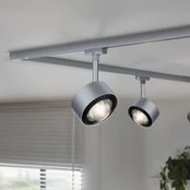 "Paulmann URail Aldan" LED prožektorius, matinis chromas, metalas, CCT