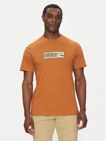 Quiksilver Marškinėliai EQYZT08040 Ruda Regular Fit