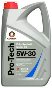 Variklių alyva COMMA Pro-Tech (5L) 5W30 sintetinis PRO-TECH 5W30 5L kaina