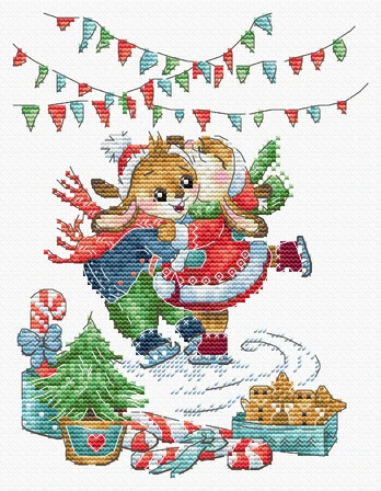 Cross stitch kit "Sweet date" SM-783