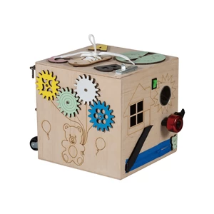 RoGer Children's Interactive Developing Wooden Cube