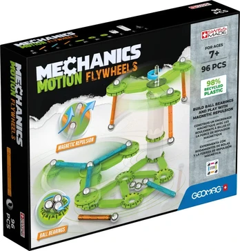 Magnetinis konstruktorius - Mechanika - Smagračiai (96 vnt.)