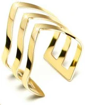 Troli Triple auksinis-plated steel ring