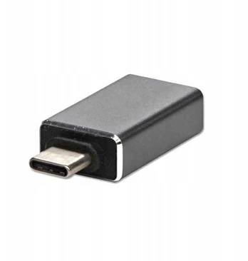 USB redukcja, (3.1), USB C (M) - USB A F, metalowy