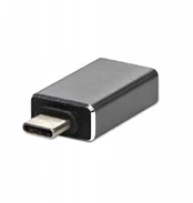 USB redukcja, (3.1), USB C (M) - USB A F, metalowy kaina