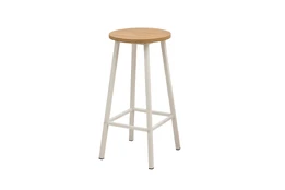 Taburetė, Hanah Home, Mola, balta, 32 x 62 x 32 kaina