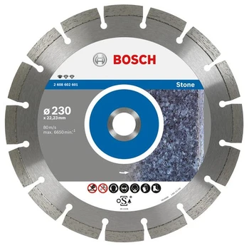 Deimantinis pjovimo diskas Bosch PROFESSIONAL FOR STONE; Ø150