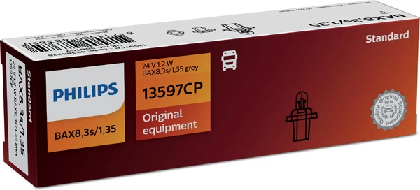 lemputė, prietaisų skydelio apšvietimas PHILIPS PHI 13597/10