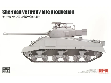 Rye Field Sherman VC Firefly vėlyvas, 1/35 tanko modelis