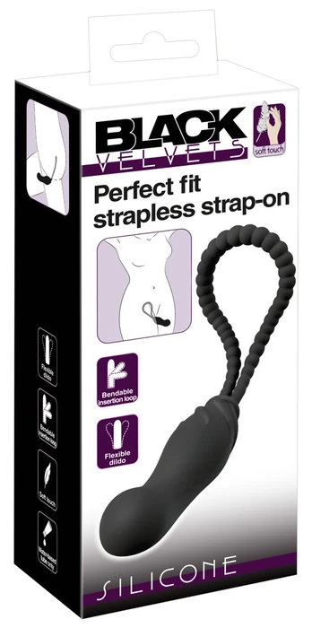 Black Velvets Perfect fit stra Strap-on dildo