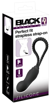 Black Velvets Perfect fit stra Strap-on dildo kaina