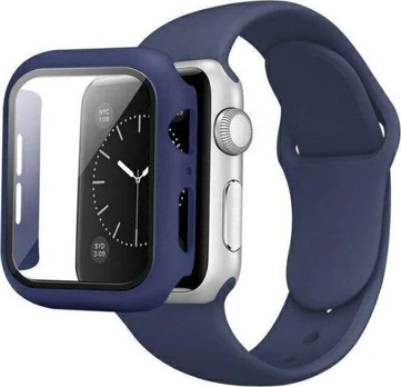 Beline Beline dirželis Apple Watch Silicone 42/44/45mm mėlynos spalvos + dėklas