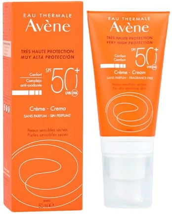 Apsauginis kremas nuo saulės Avene Unscented SPF50, 50 ml