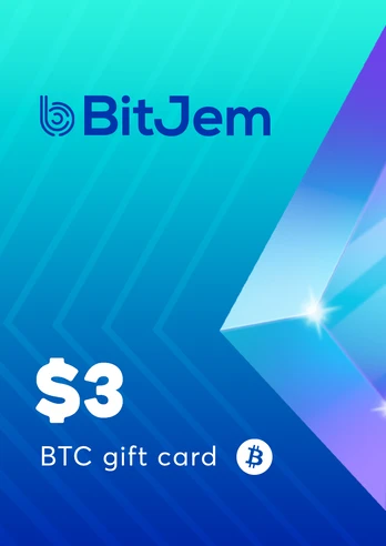 BitJem Bitcoin Gift Card 3 USD Key GLOBAL