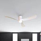 LED lubinis ventiliatorius „NEMO II L“, baltas, DC, tylus, CCT, 132 cm