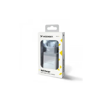 Įkroviklis Wozinsky QuickCharge 3xUSB (30W 3A) baltas